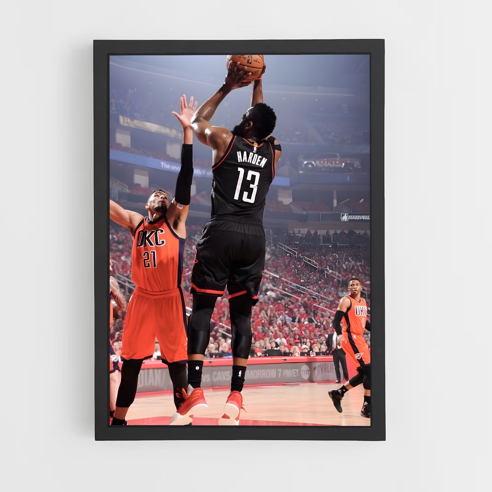 Poster Miami Playoffs – affiche Basketball (vue 2)